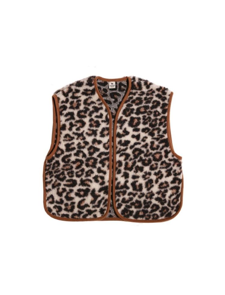 bodywarmer leopard