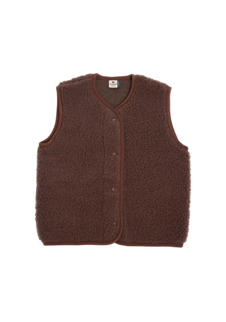 bodywarmer teddy brown