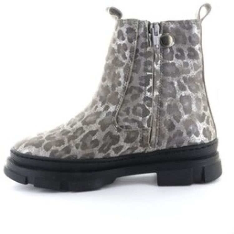 boots silver leo gray
