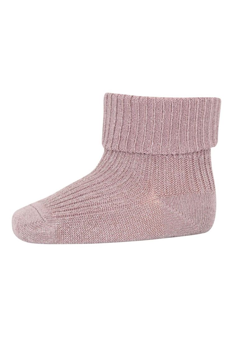ida glitter socks 47 Mauve Shadow