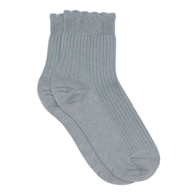 aya short socks 1468 dusty blue