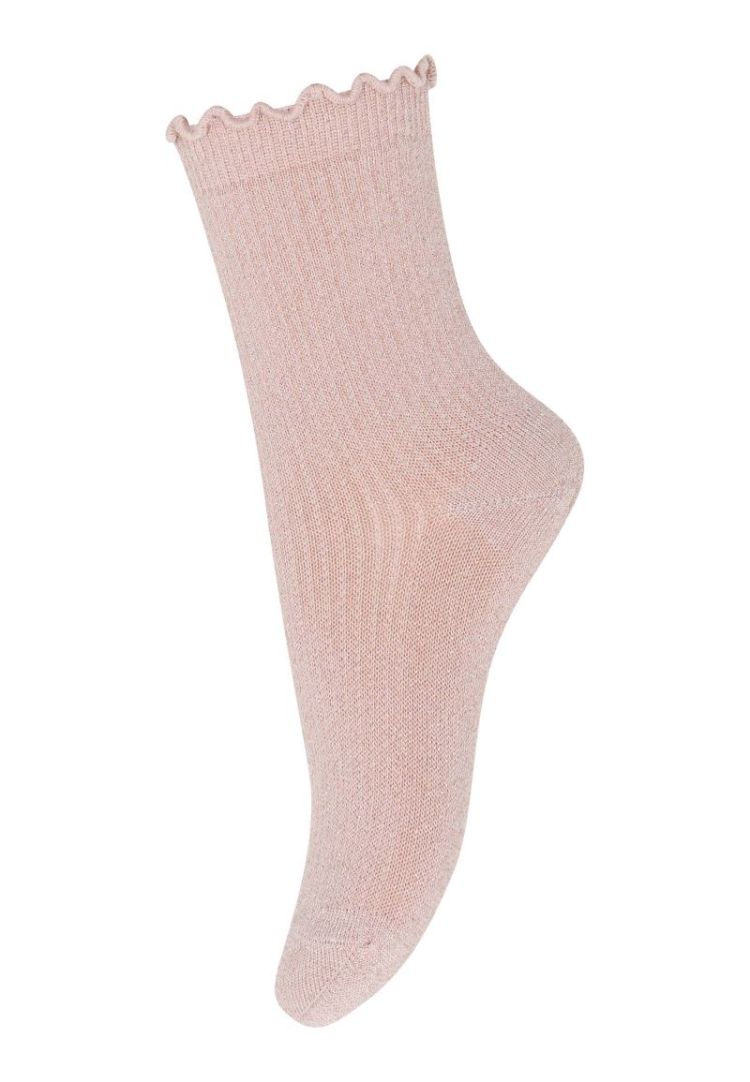 doris glitter socks 853 Rose Dust