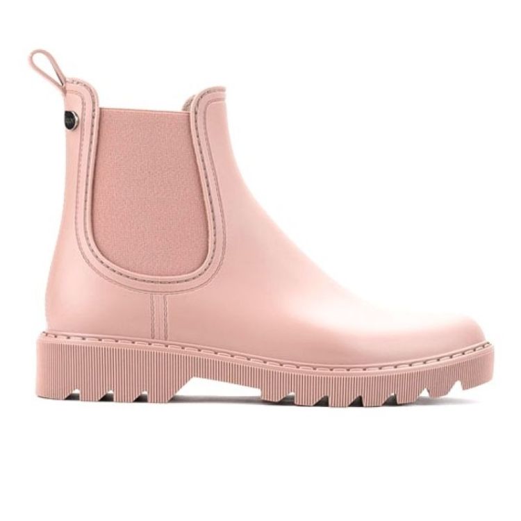 elegante regenlaarzen rosa