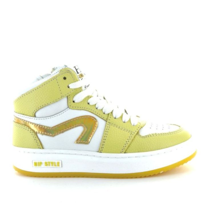 hoge sneaker geel