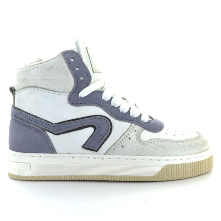 eerste stapper hoge sneaker lichtgrijs