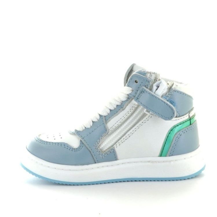 eerste stapper hoge sneaker lichtblauw