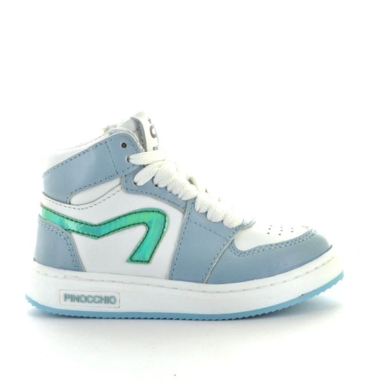 eerste stapper hoge sneaker lichtblauw