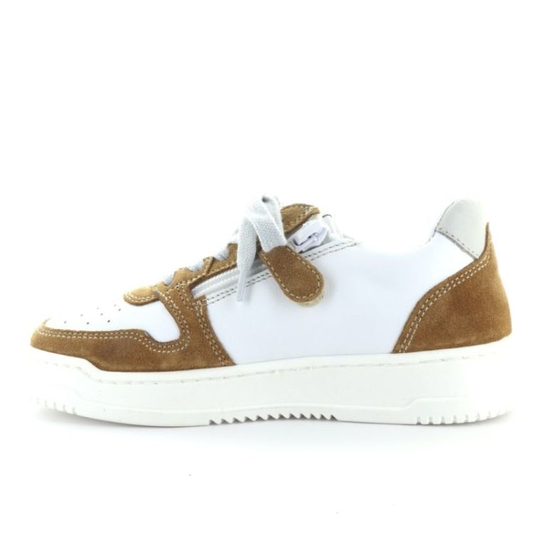 lage sneaker 126 cognac bian