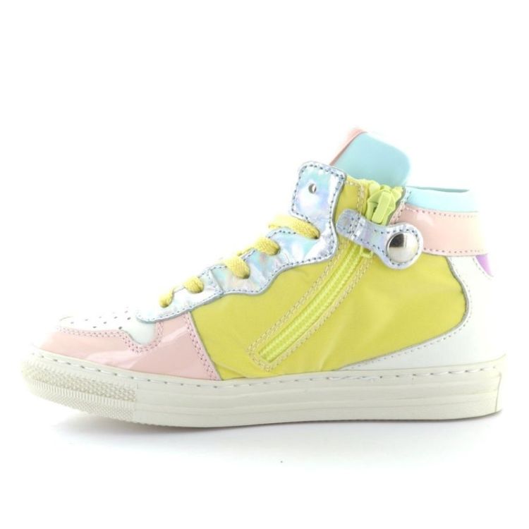 hoge sneaker rosa giallo lil