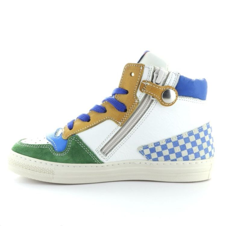 hoge sneaker AT verde blu