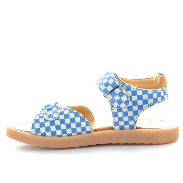 stoere open sandaal blu