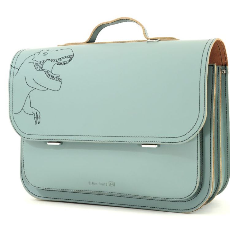 met magneetsloten effen dino azul