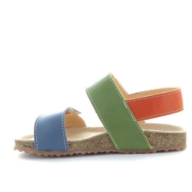 open voorgevormde sandaal arancio blu