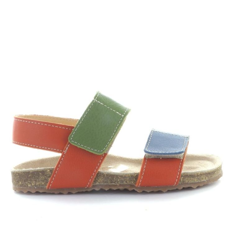 open voorgevormde sandaal arancio blu