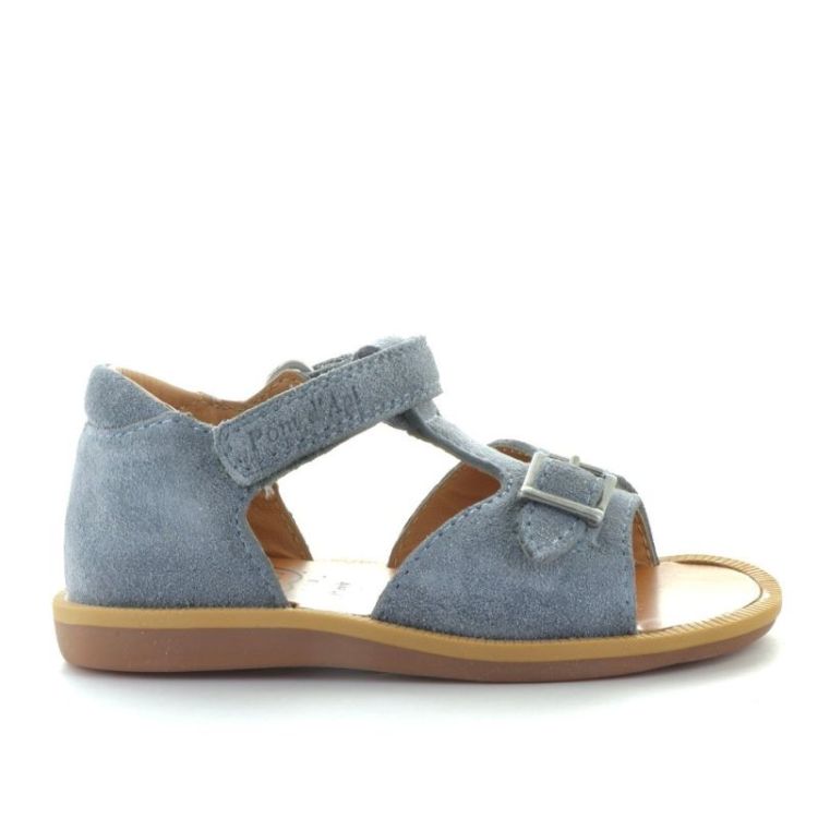 open sandaal eerste stapper denim