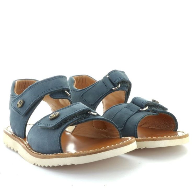 open sandaal blue gris