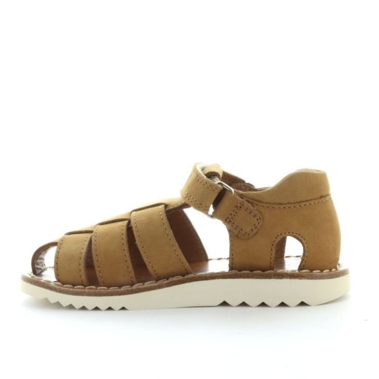 gesloten sandaal camel