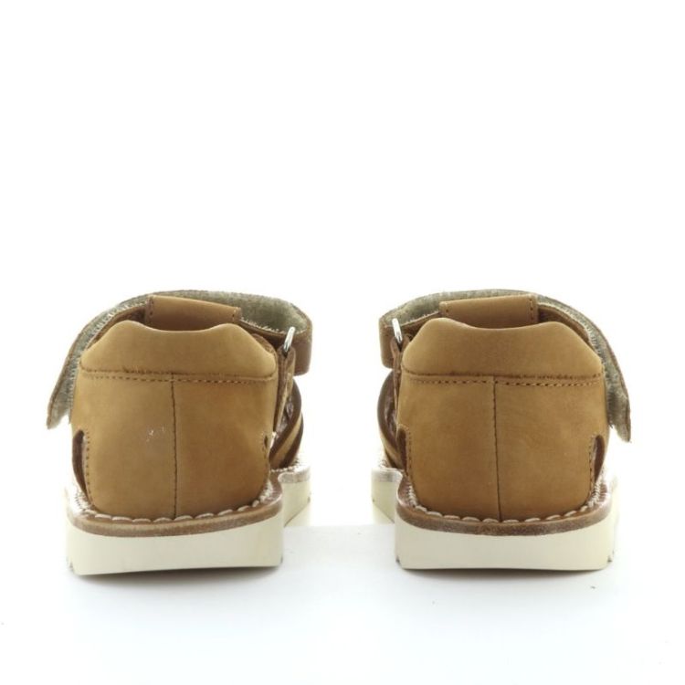 gesloten sandaal camel