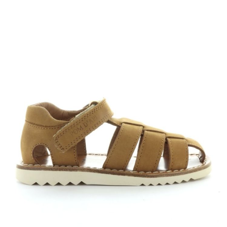 gesloten sandaal camel
