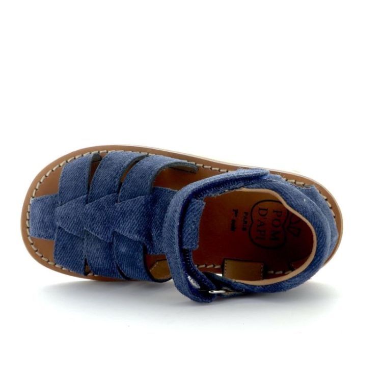 gesloten sandaal denim