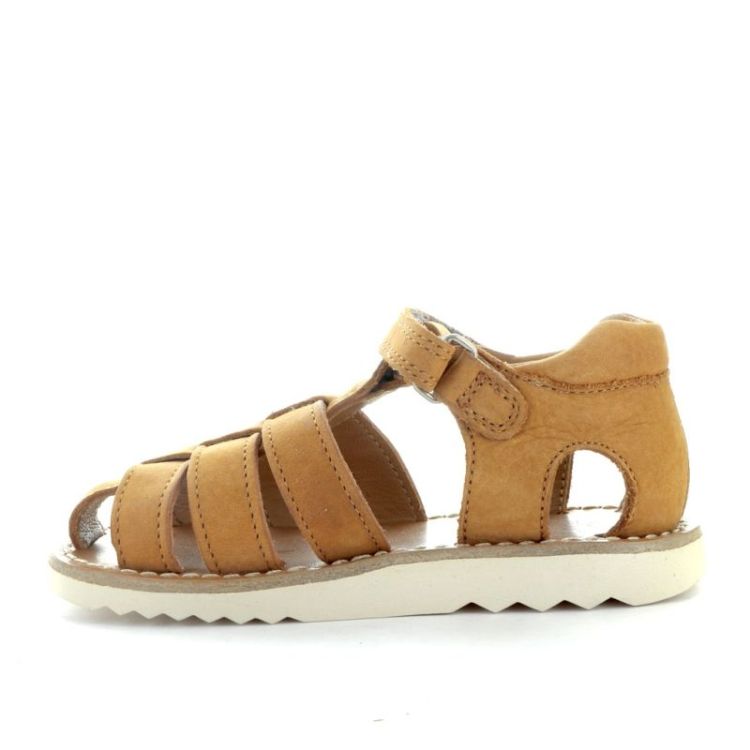 gesloten sandaal cognac