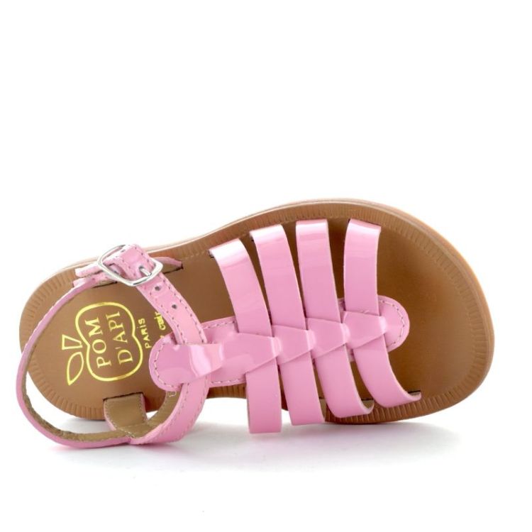 stevige gesloten sandaal pink candy