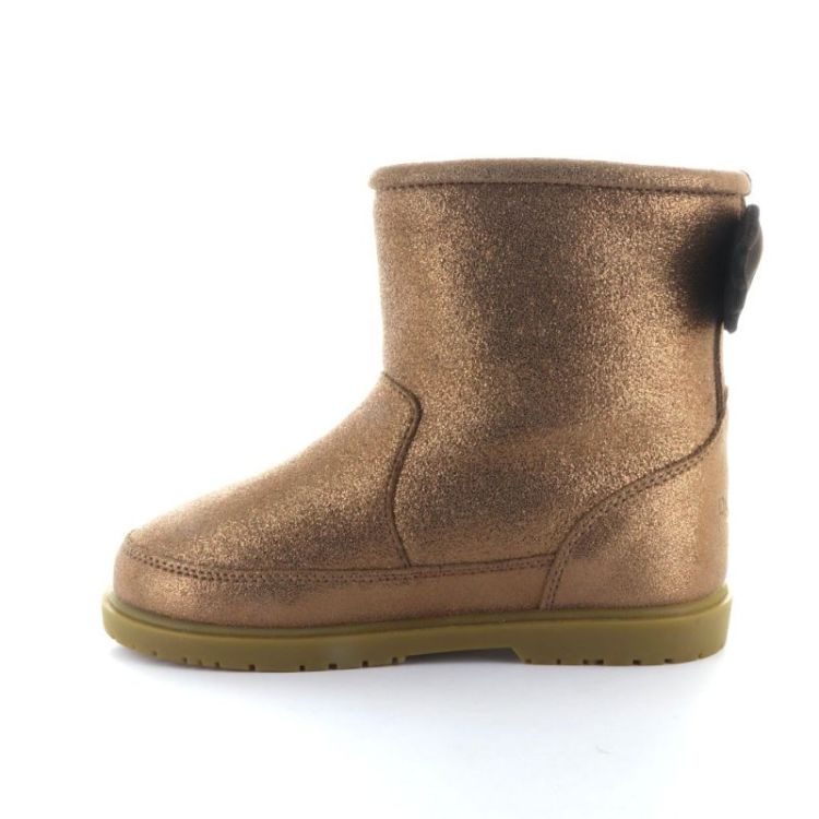 angela boots with wings bronze