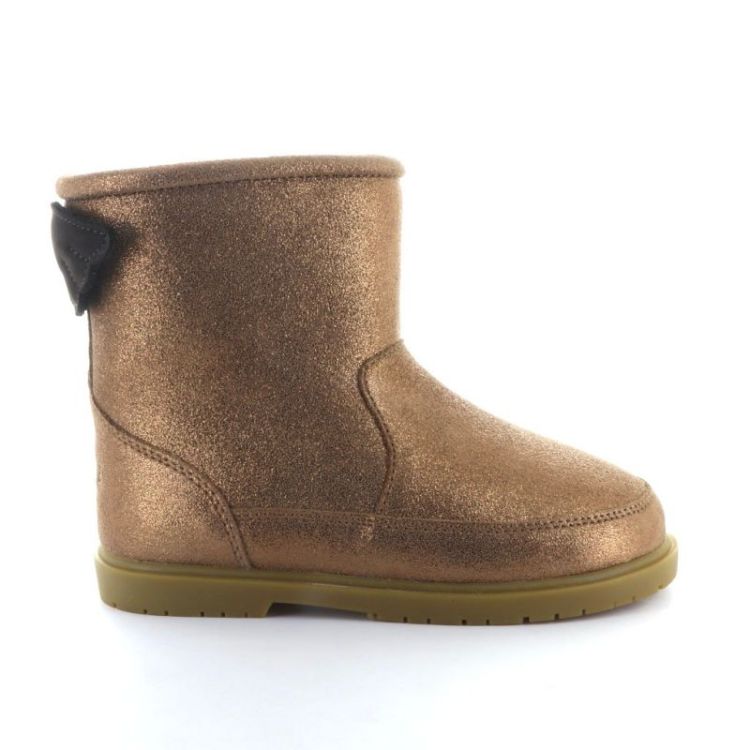 angela boots with wings bronze
