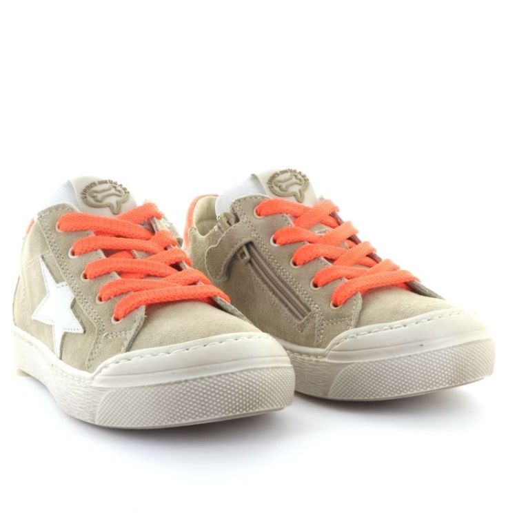 stoere bumper sneaker sand orange