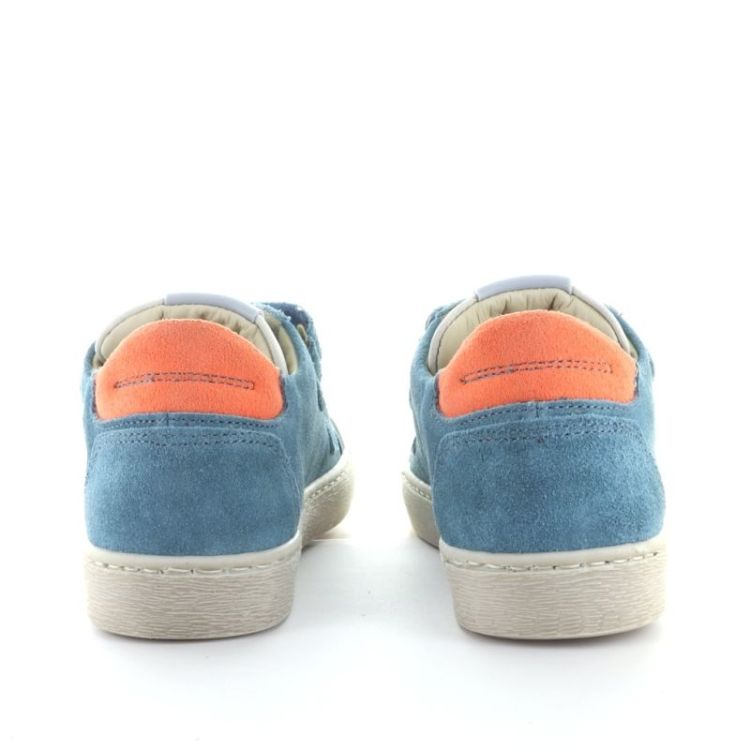 bumper sneaker met velcro jeans orange