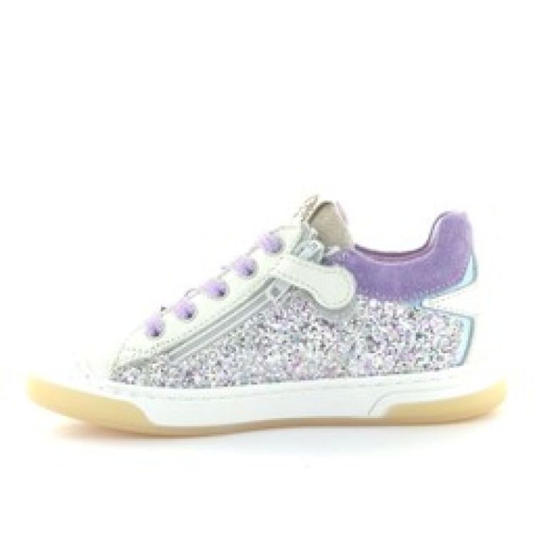 glitter bumper sneaker lilac