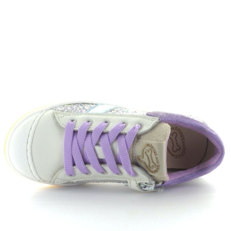 glitter bumper sneaker lilac