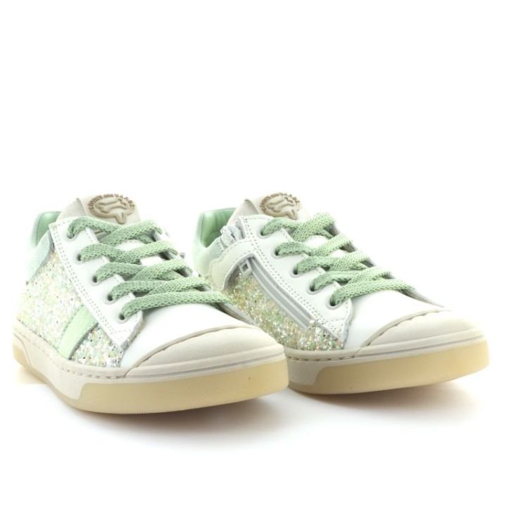 glitter bumper sneaker green