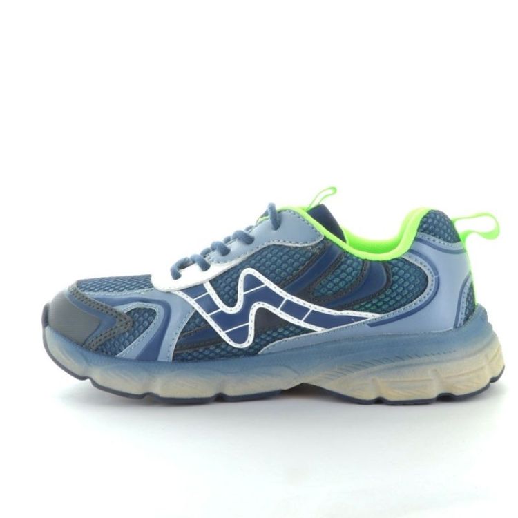 chunky light sneaker azure