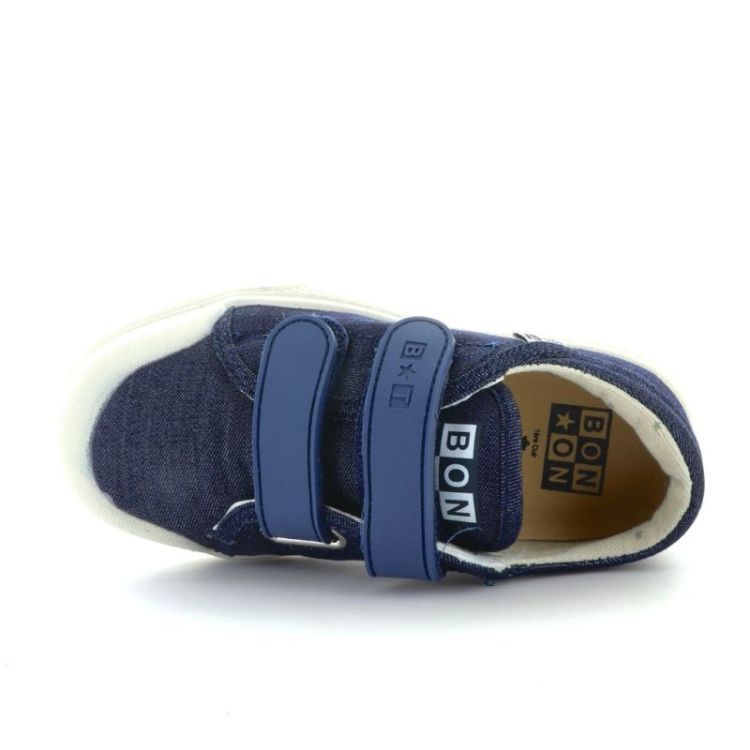 bumper sneaker in textiel jeans