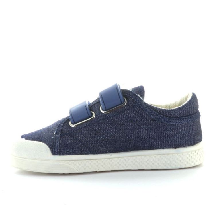 bumper sneaker in textiel jeans