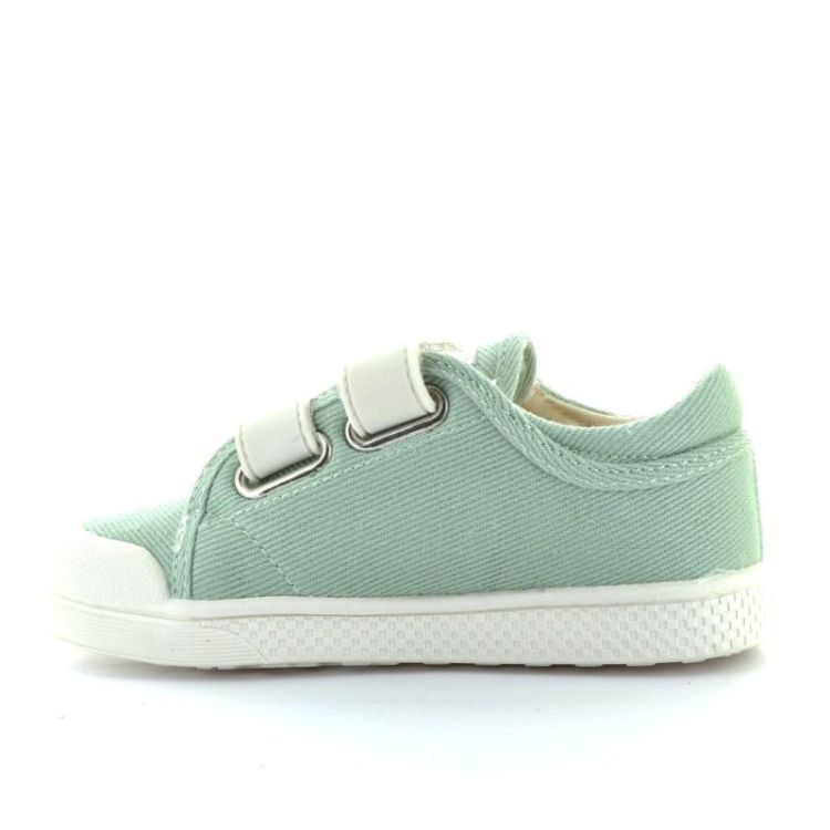 bumper sneaker in textiel almond