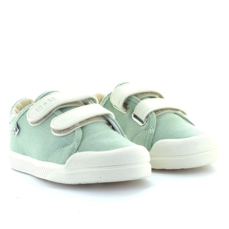 bumper sneaker in textiel almond