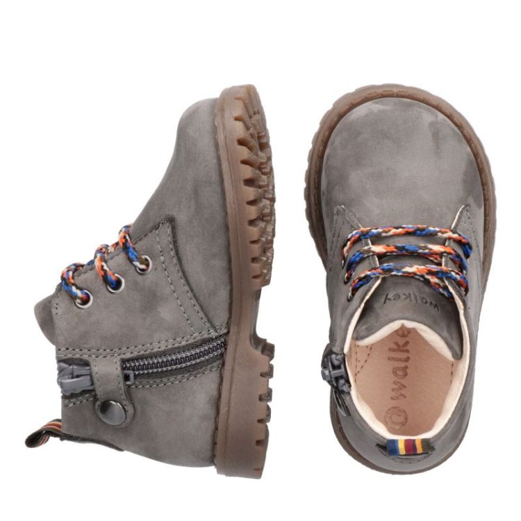 lace-up shoe grey grey