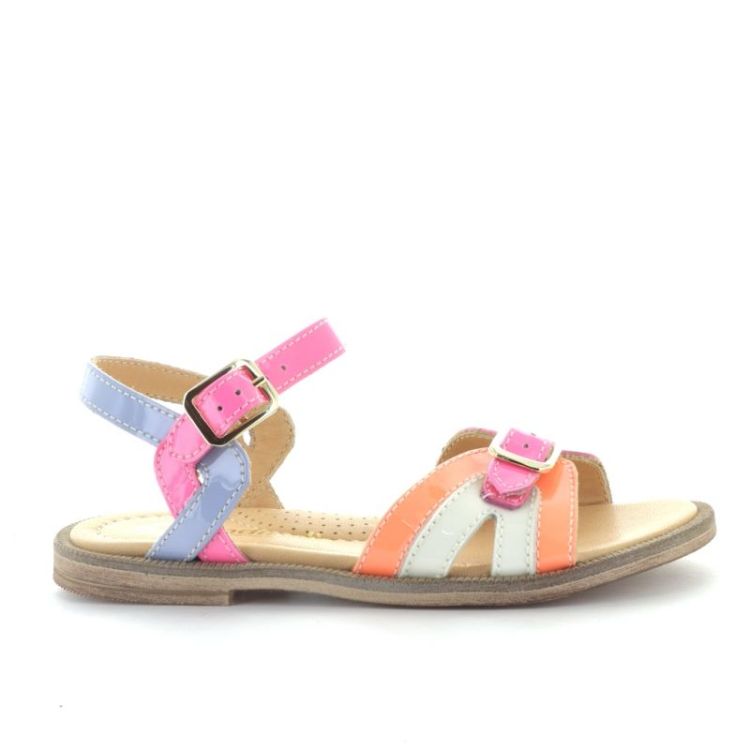 open sandaal trio fluo