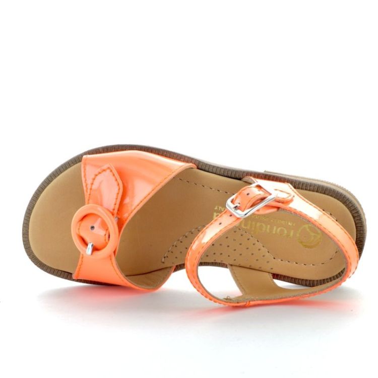 open sandaal arancia fluo