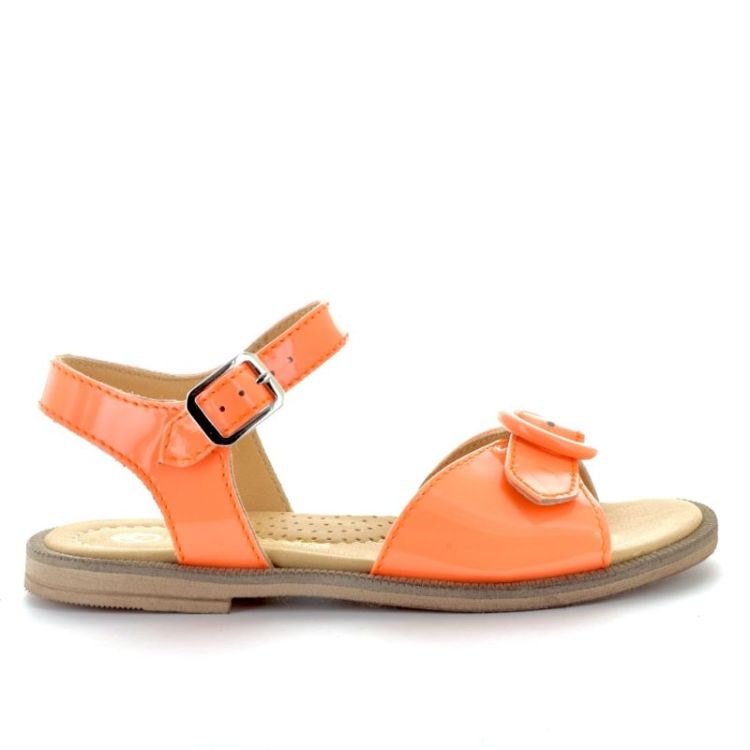 open sandaal arancia fluo