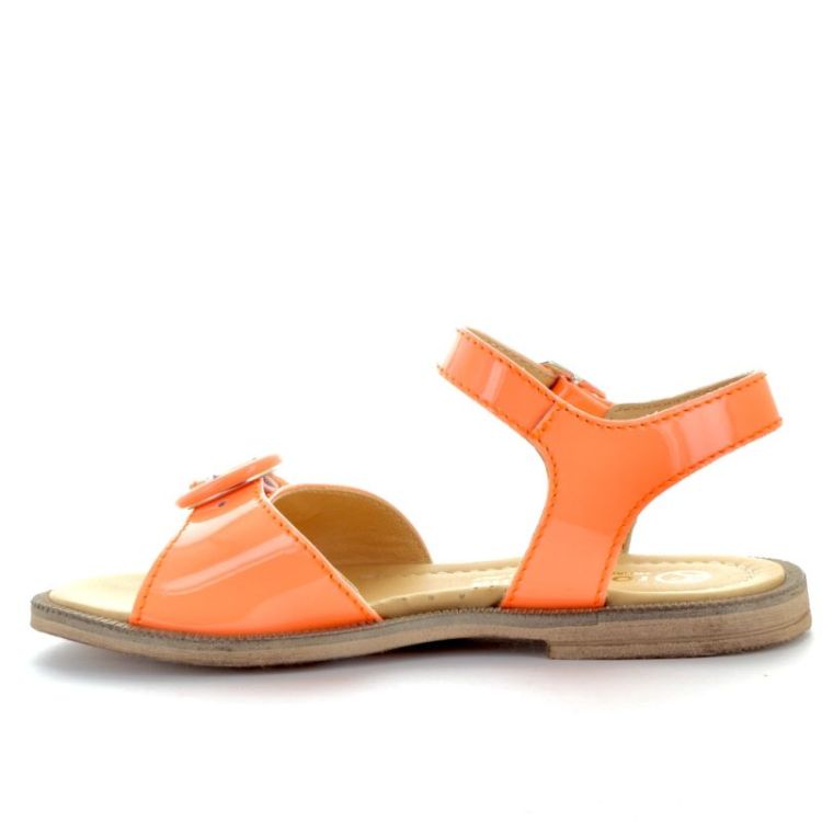 open sandaal arancia fluo