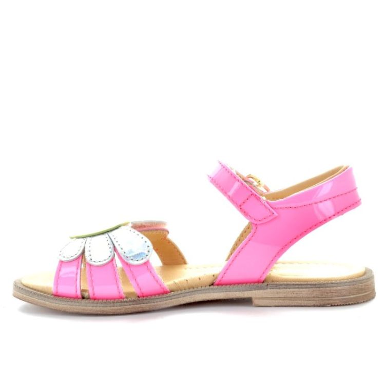 open sandaal fuxia fluo