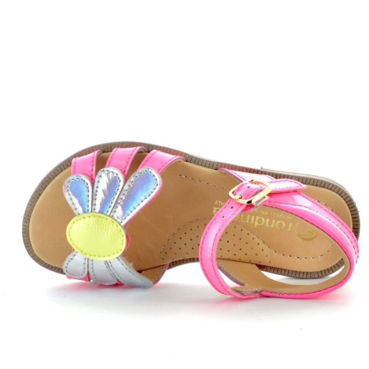 open sandaal fuxia fluo