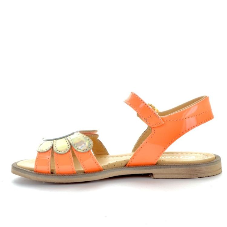 open sandaal arancia fluo