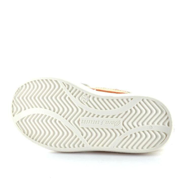 lage velcro sneaker arancio