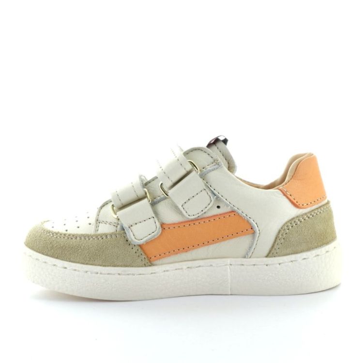 lage velcro sneaker arancio