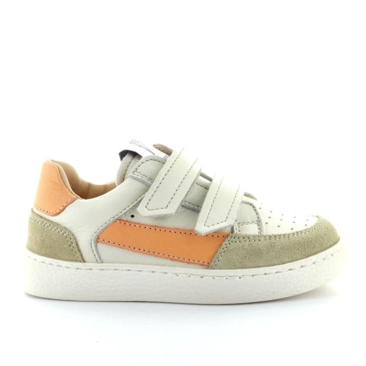 lage velcro sneaker arancio