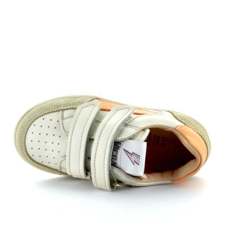 lage velcro sneaker arancio
